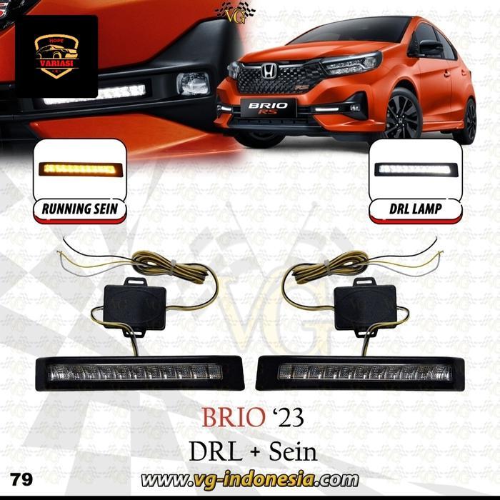 Lampu DRL & Sein Running Brio 2023 2024 2025 Original Import Kabel Set untuk Honda Brio Facelift