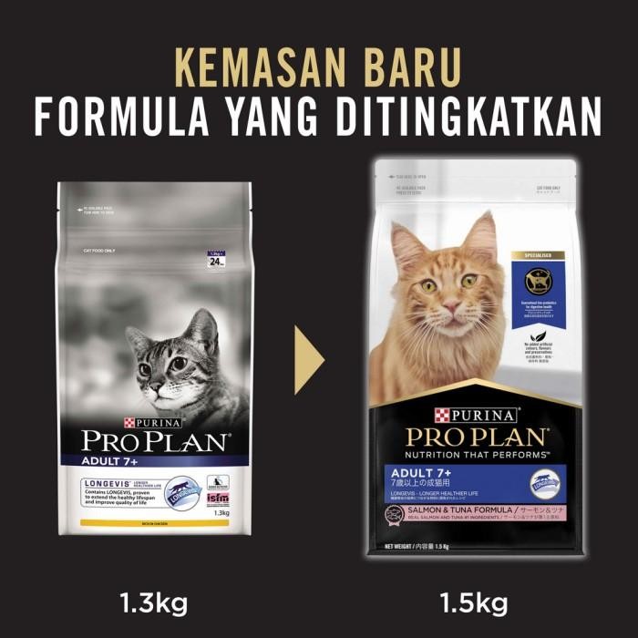

Promo Pro Plan Adult 7+ Longevis Salmon Tuna Makanan Kucing Senior 1.5Kg Diskon
