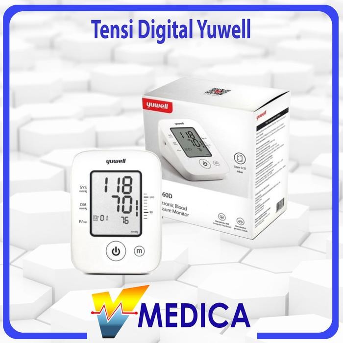 Tensi Meter Digital Yuwell Ye 660D / Alat Pengukuran Tensi Darah