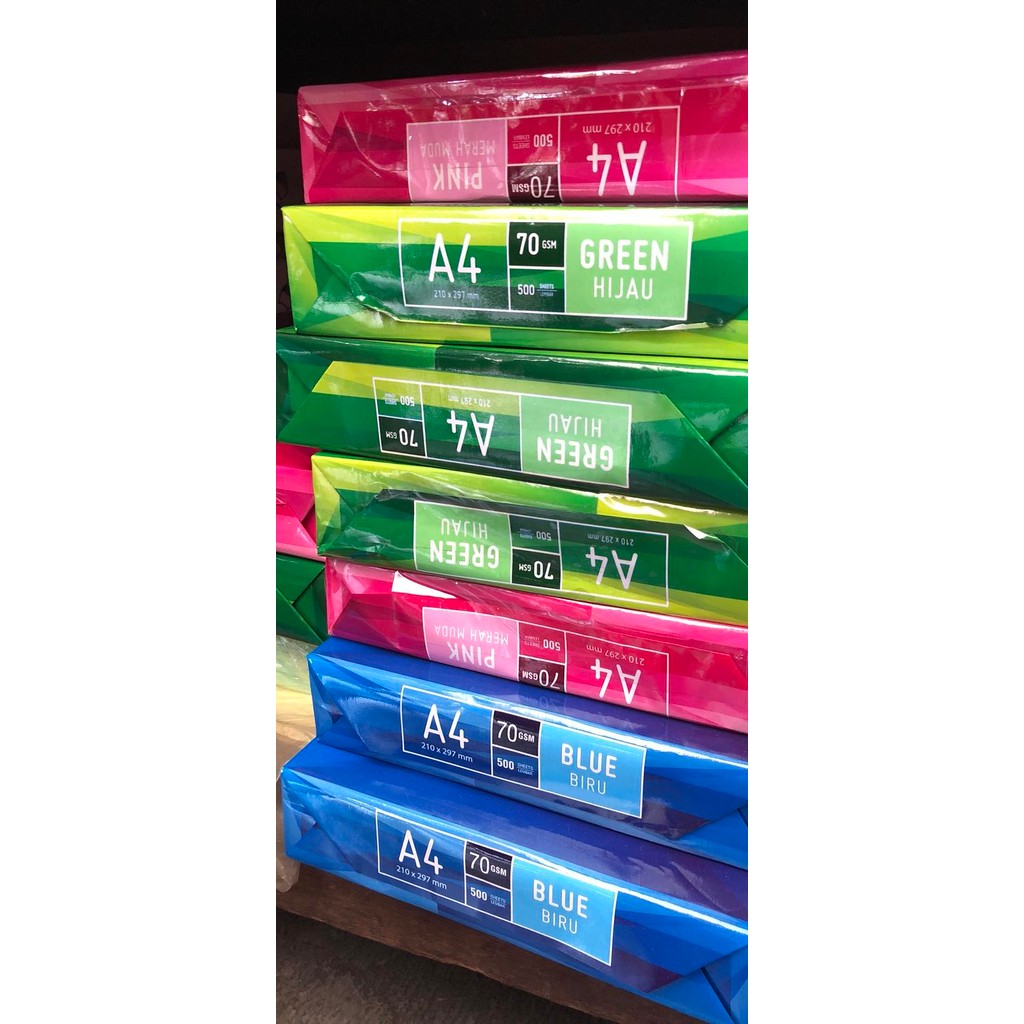 

NEW PRODUK KERTAS HVS WARNA A4 SIDU WARUNG ARA67