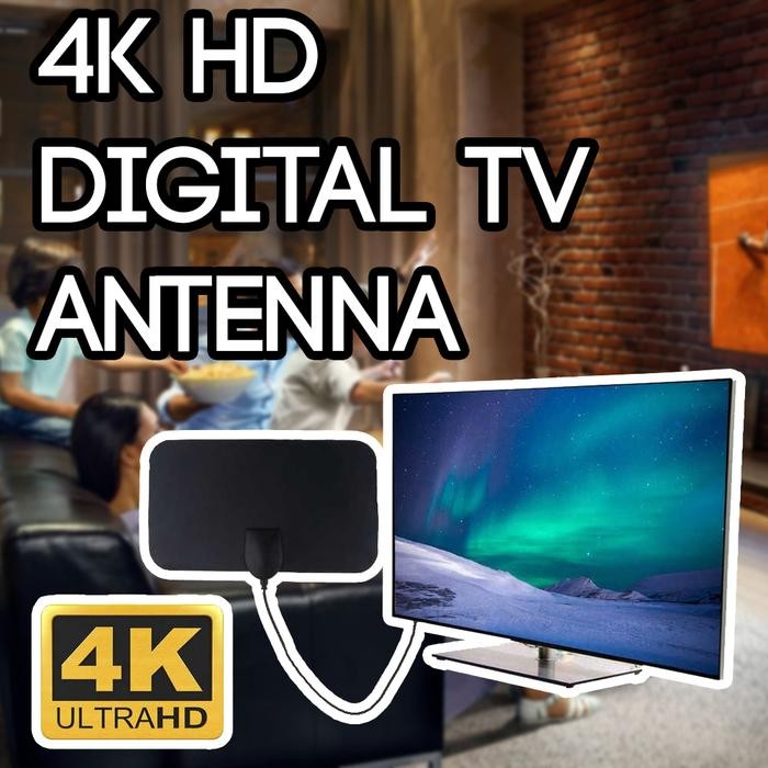 Afud Terang Jaya Antena Tv Digital 4K Hd - Antena Digital - Antena Hdtv - 4K Tv Digital Antenna -