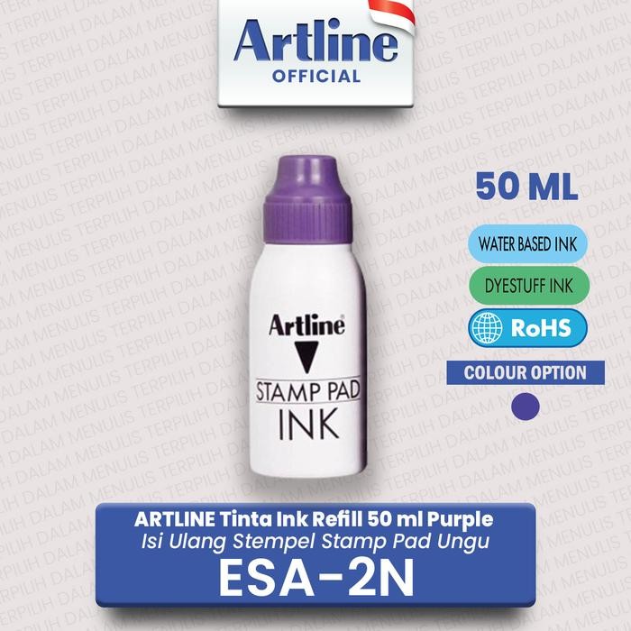

Bisa E-Faktur! Artline Tinta Stamp Pad Ink 50 Ml Esa-2N Purple