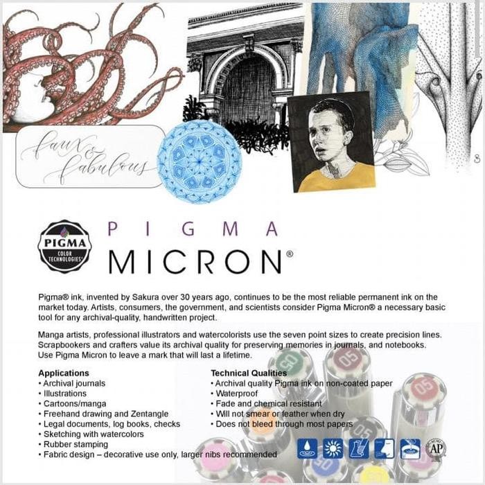 

Sakura Pigma Micron Manga Drawing Set Termurah Ecer 1 Set