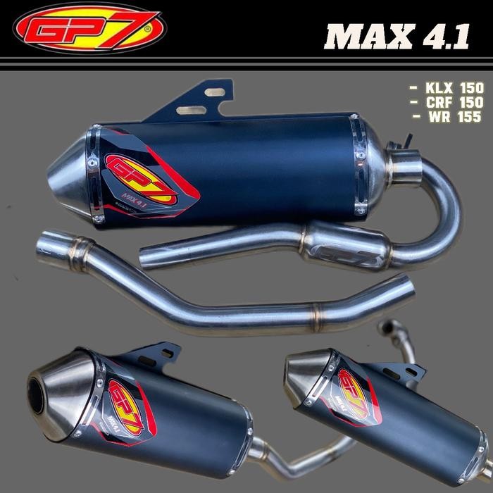 Knalpot Gp 7 Original Type Max 4.1 Klx Crf 150 Wr 155