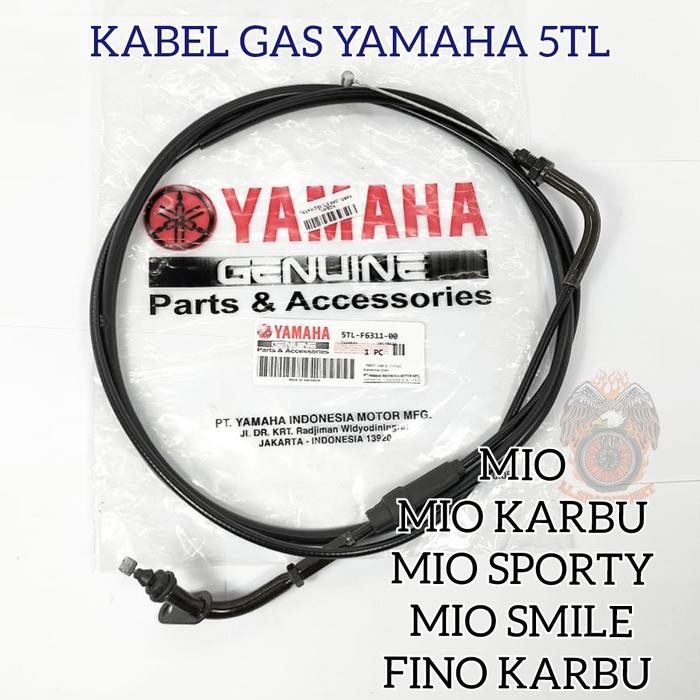 Pilihan- Kabel Gas Yamaha 5Tl Kualitas Asli Original Mio Karbu Mio Sporty Mio Smile Fino Karbu