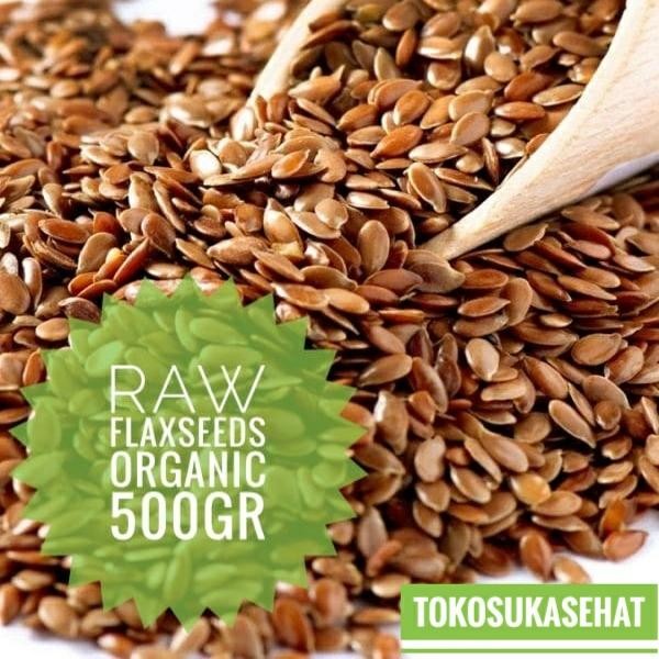 

Pilihan- Flaxseeds Brown Organic / Flax Seeds / Biji Rami Organik -500Gram