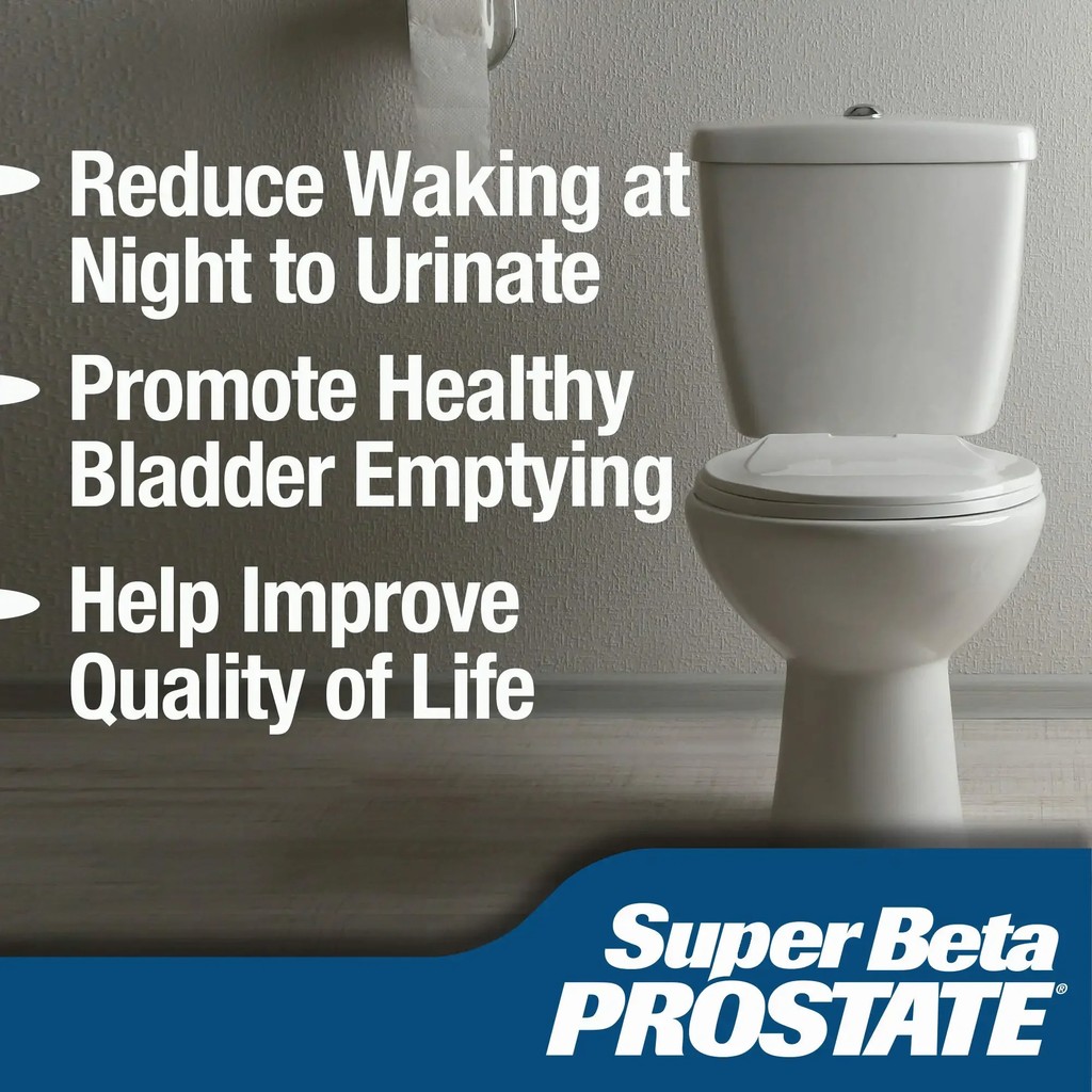 IMPORT NEW VITALITY SUPER BETA PROSTATE SUPPORT SUPPLEMENT FOR MEN'S HEALTH - REDUCE BATHROOM TRIPS,