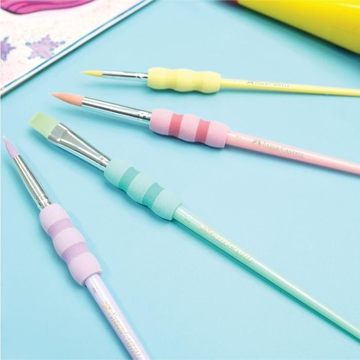 

Faber-Castell Grip Brush Kuas Set 4 Colours