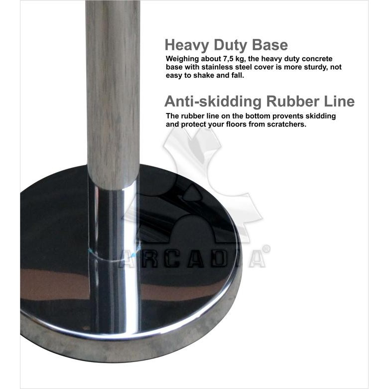 

TIANG ANTRIAN (RAILING STAND) STAINLESS - 93001