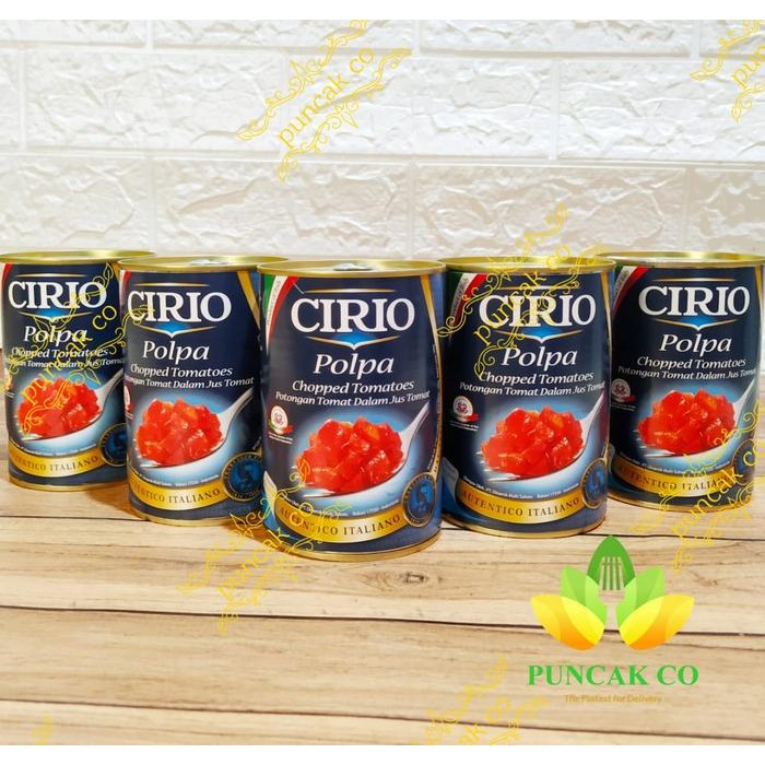 

Pilihan- Cirio Polpa Chopped Tomatoes 400 Gr - Tomat Potongan