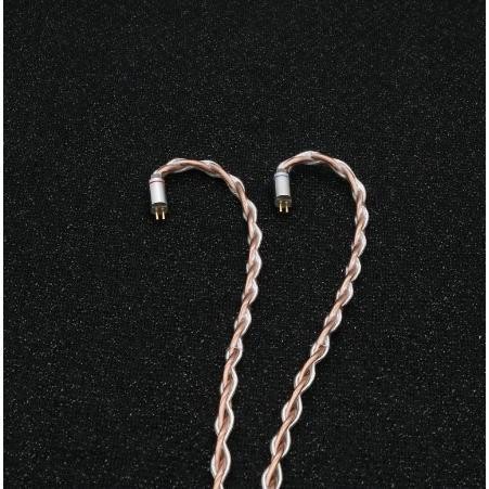 Xinhs 8 Core Pure Silver Single Crystal Copper Xed Ided Kabel Earphone Upgrade Cable