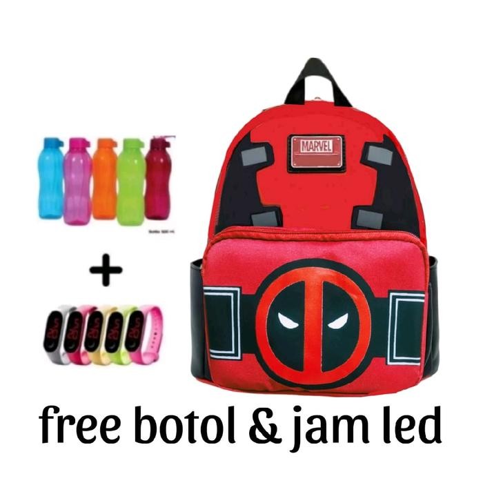 

tas anak laki - ransel sekolah anak paud - tas anak cowok - tas laki paud tk (free 1 jam & botol