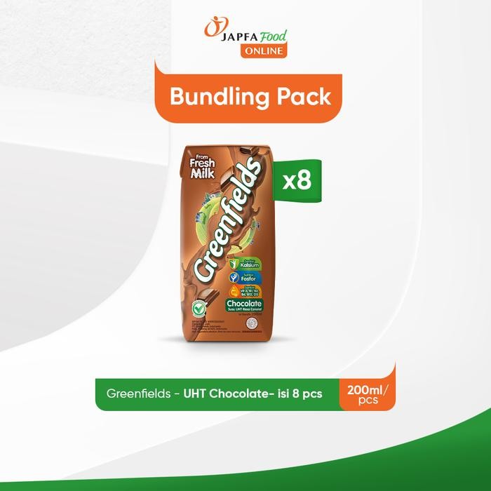 

Pilihan- Susu Greenfields Uht Chocolate 200Ml - Isi 8 Pcs - 100% Fresh Milk Dari Greenfields
