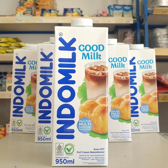 Pilihan- Susu Uht Indomilk 1Liter Plain