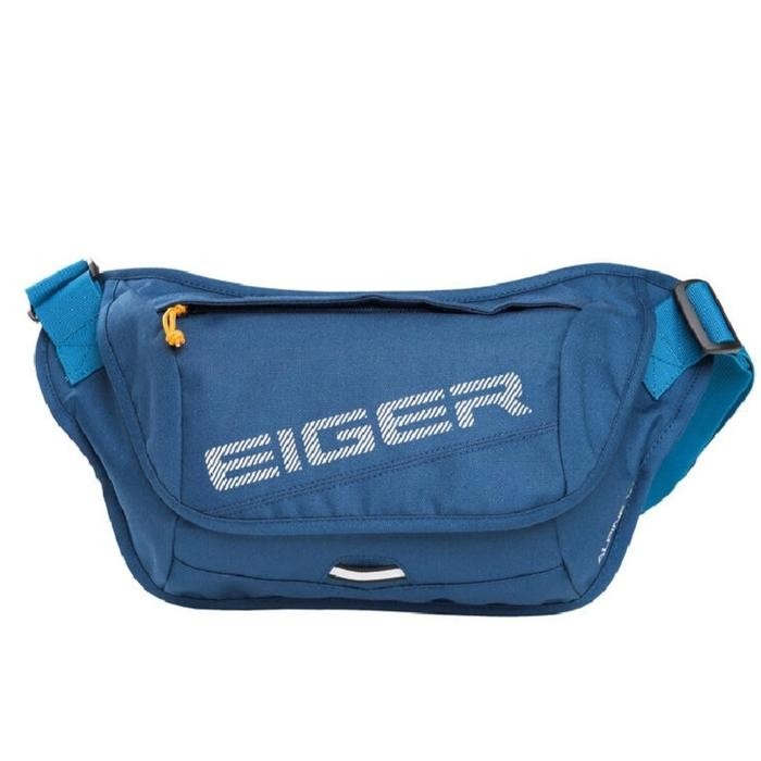 Original Tas Eiger Alpine W Cross Dark Blue Slingbag Outdoor Adventure