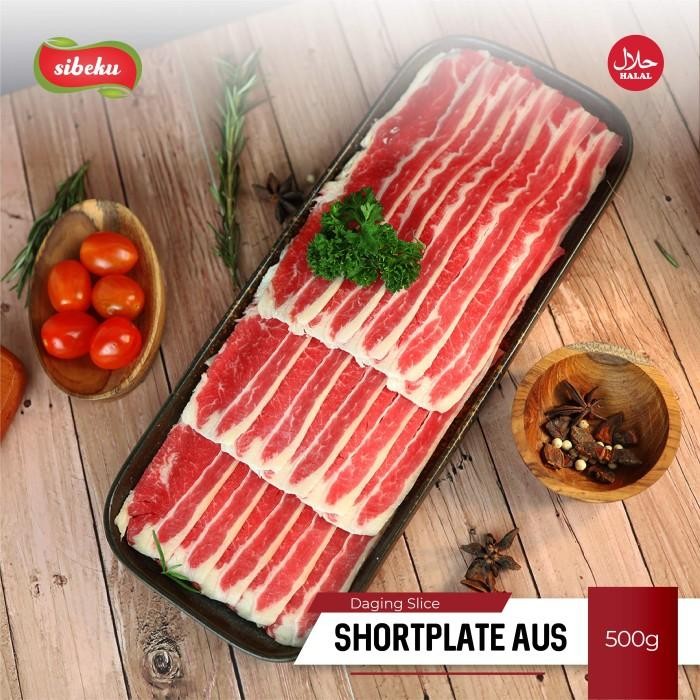 

Pilihan- Daging Sapi Slice Shortplate Halal 500Gram Frozenfood Importaus-Sibeku