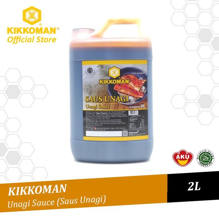

ASLI Kikkoman Unagi Sauce Saus Unagi Halal Jerigen 2L READY STOCK