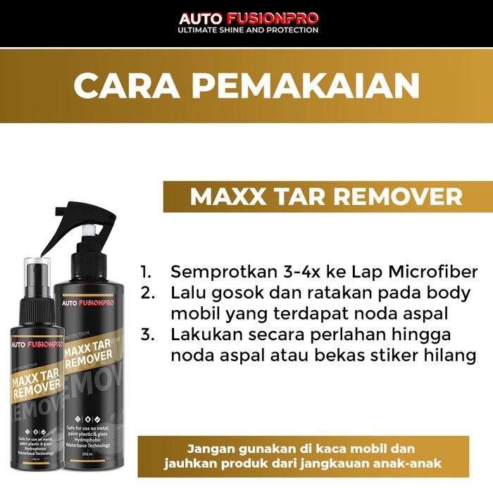 Pilihan- Maxx Tar Remover By Automaxx Fusionpro - Membersihkan Noda Aspal