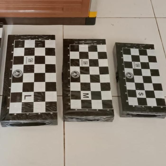 Pilihan- Papan Catur Pastik Bidak Catur Komplit Ukuran Jumbo Dan Kecil