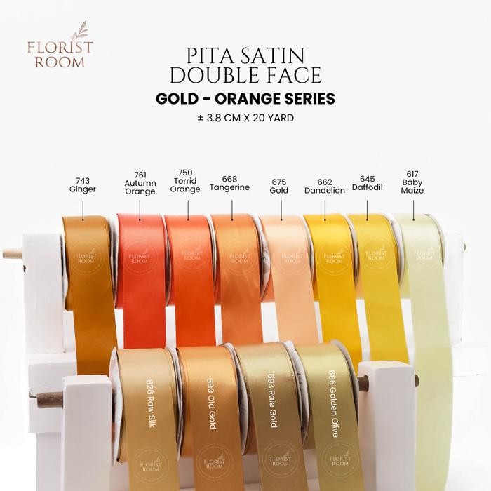 

Pilihan- Pita Satin Double Face 3.8Cm X 20Yard - Satin Ribbon