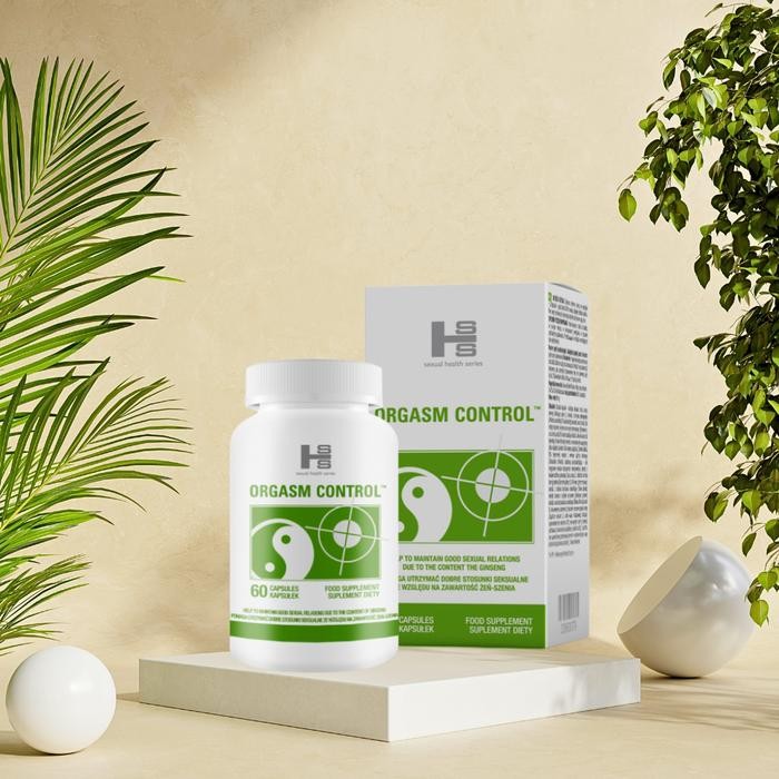 Suplemen Impor Orgasm Control For Men 60 Kapsul Obat Kuat Pria Tahan Lama Original