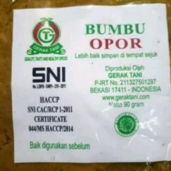 

Stok Baru bumbu opor gerak tani