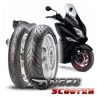 PAKET Ban 100/80-14 & 120/70-14 Pirelli Angel Scooter (Tubless)