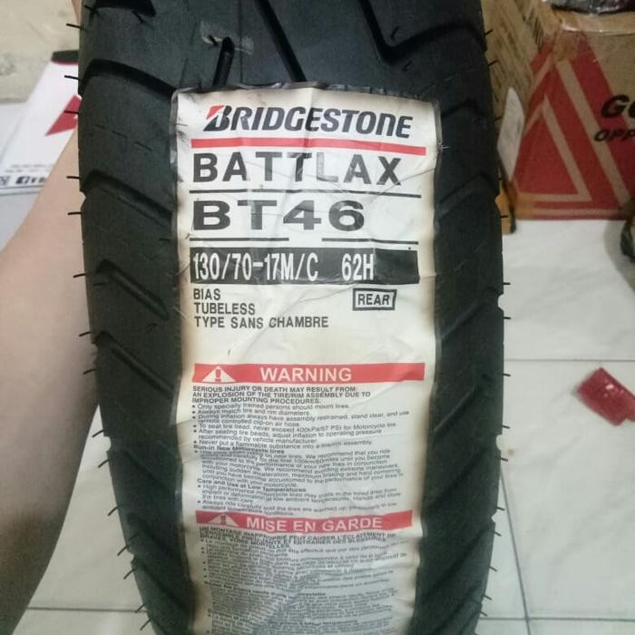 BAN LUAR BRIDGESTONE BATTLAX BT 46 UKURAN 130/70-17