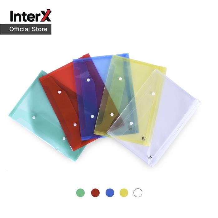 

Terbaru! Folder One Map Kancing 2 (12 Pcs) / Map Plastik /Document Bag 2 Button