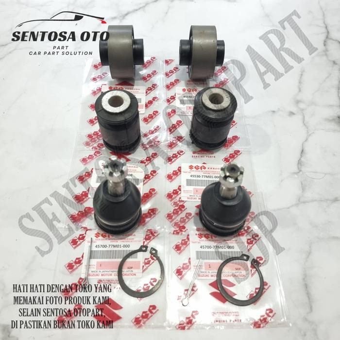 SALE  BUSHING LOWER ARM SET BESAR KECIL BALL JOINT ERTIGA 2012 2013 2014 2015 2016 2017 1SET 6PCS