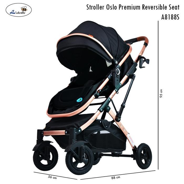 Labeille A8188S Stroller Oslo Premium Reversible Seat Kereta Dorong