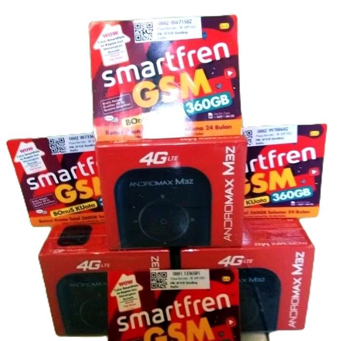 modem mifi andromax m3z free kuota unlimited nonstop 3gb (promo)