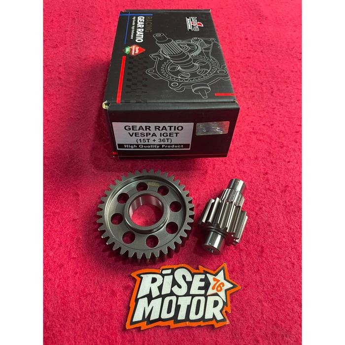 Gear Ratio Moto 1 Vespa Iget 15 36