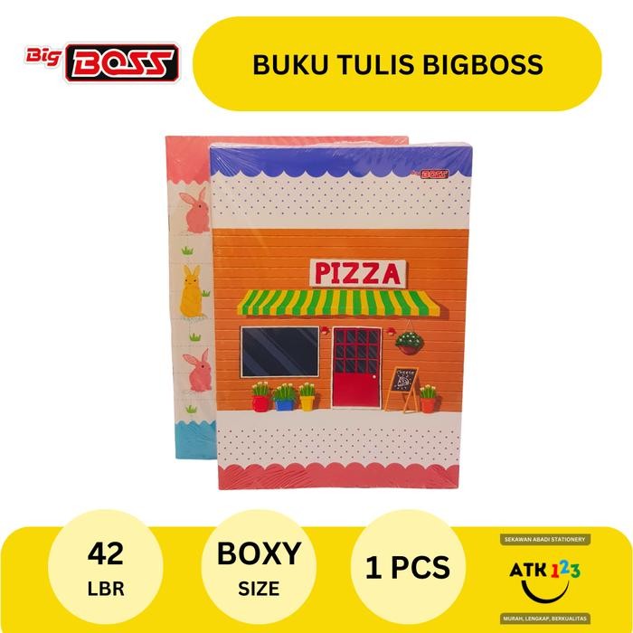 

New Buku Tulis Boxy Sinar Dunia SIDU Bigboss isi 42 lembar / Buku Sekolah