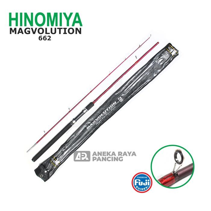 Joran Hinomiya Magvolution 662/702/902 Fuji Ring Guides Aneka Raya Pancing (TERBAIK) (TERBARU)