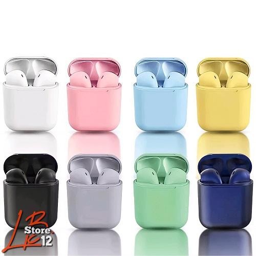 New I12 Macaron TWS Headset Earphones Bluetooth Wireless Airpod
