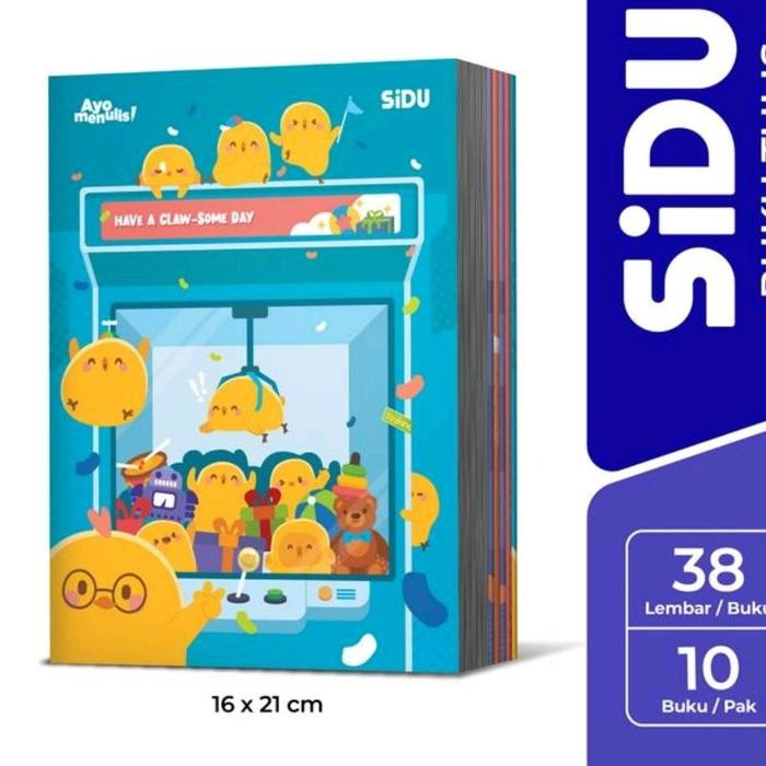 

Sinar Dunia Buku Tulis SIDU 38 Lembar Ukuran Kwarto 16x21 cm Ideal untuk Sekolah dan Stationery Pack
