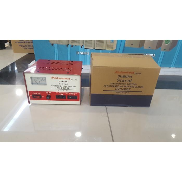Menarik Stabilizer Matsunaga 500 Va - Stabilizer Matsunaga Svc-500F/N Terlariss 