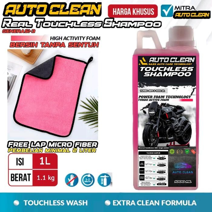 Shampo Motor Mobil Auto Clean Tanpa Sentuh - Car