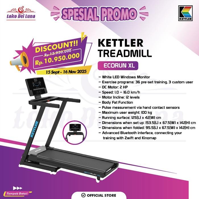 Kettler Treadmill Ecorun XL