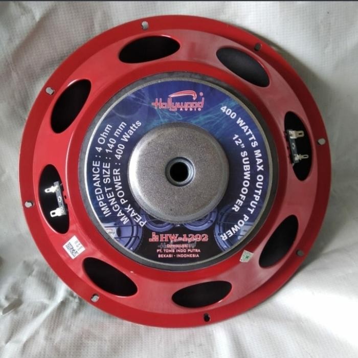 SUBWOOFER 12INCH HOLLYWOOD HW-1292 DOUBLE COIL