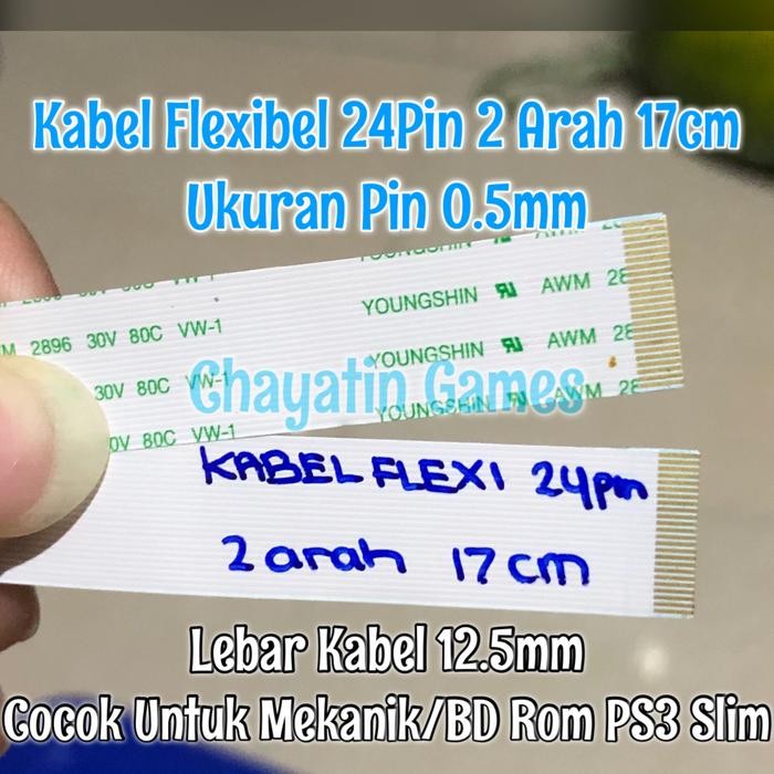 NZ2L  Kabel Flexibel Mekanik Ps3 - Bd Rom Ps3 Slim 24 Pin Model 2 Arah 17Cm