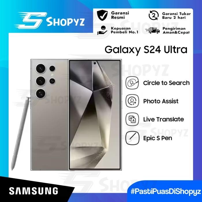 HVHP  Samsung Galaxy S24 Ultra 5G 12/256Gb - 12Gb 256Gb - Garansi Resmi Sein