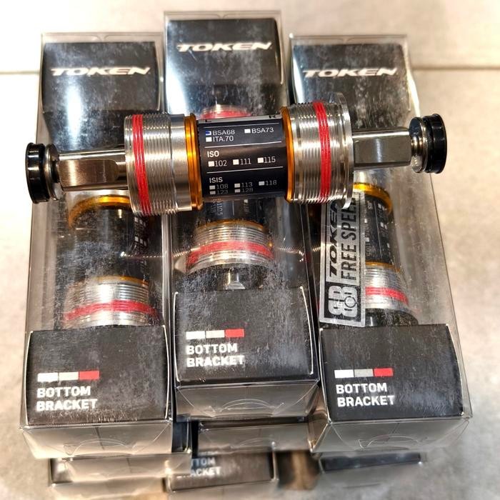 TOKEN BB ori bottom bracket ceramic bearing titanium TK 868TBT brompt