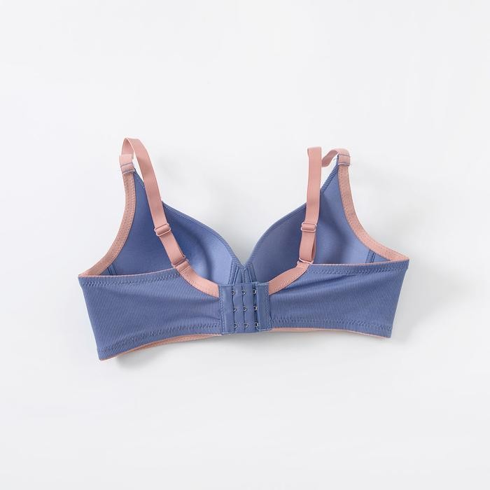 OFR3  Young Curves Bra Basic Microfiber Contrast Full Cup D C03-10337D