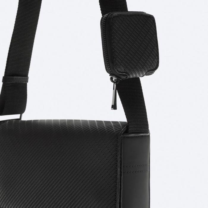 Terbatas Tas Selempang Zara Pria Original Store - Hitam Terlariss 