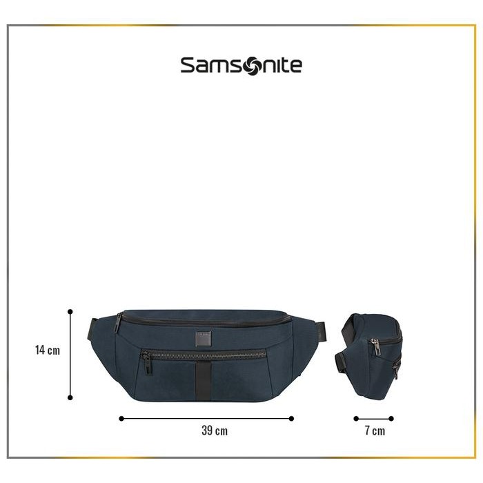 Samsonite Sacksquare Waist Bag - Blue