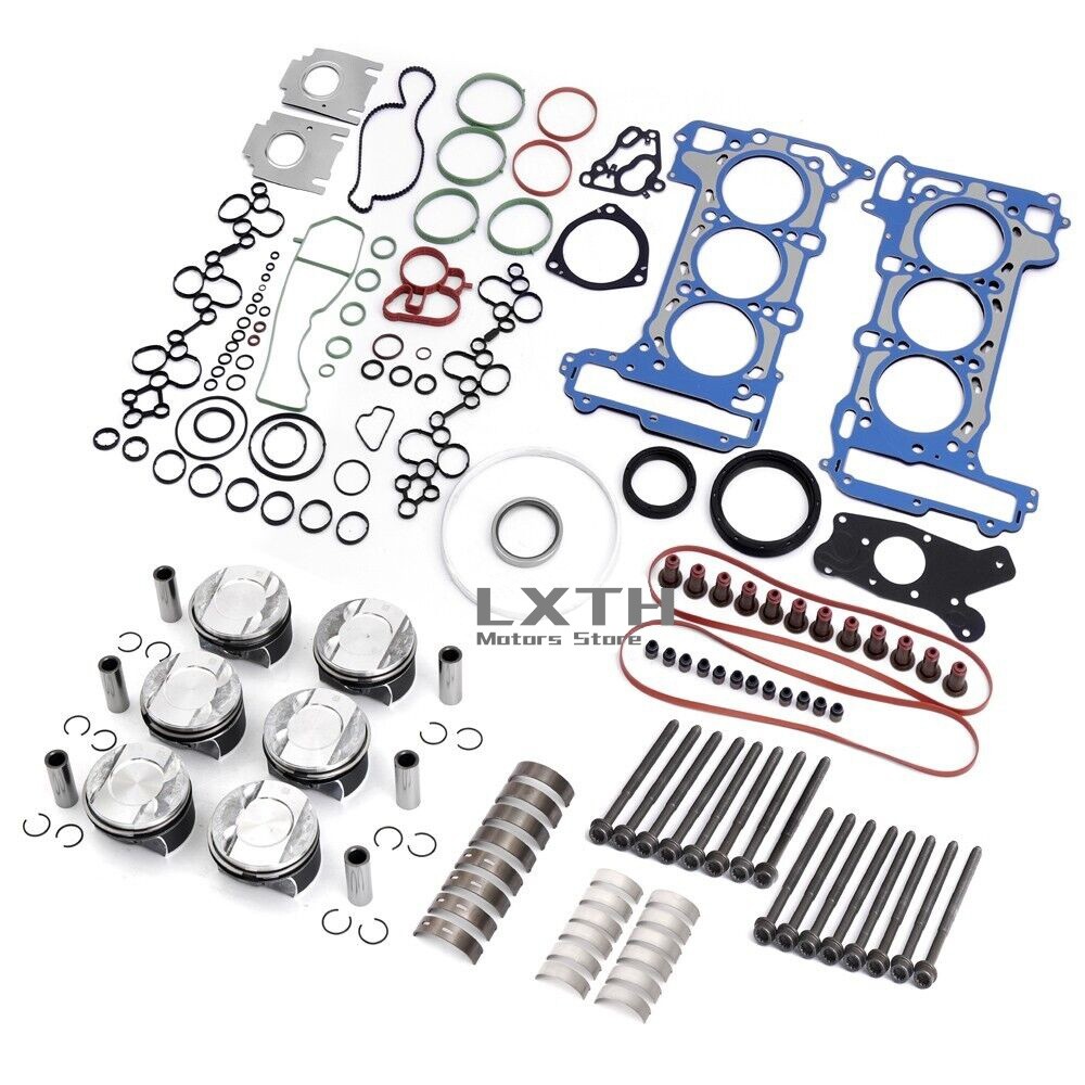 Engine Rebuild Overhaul Pistons Kit For Porsche Audi A6 S4 S5 B9 EA839 3.0 TFSI