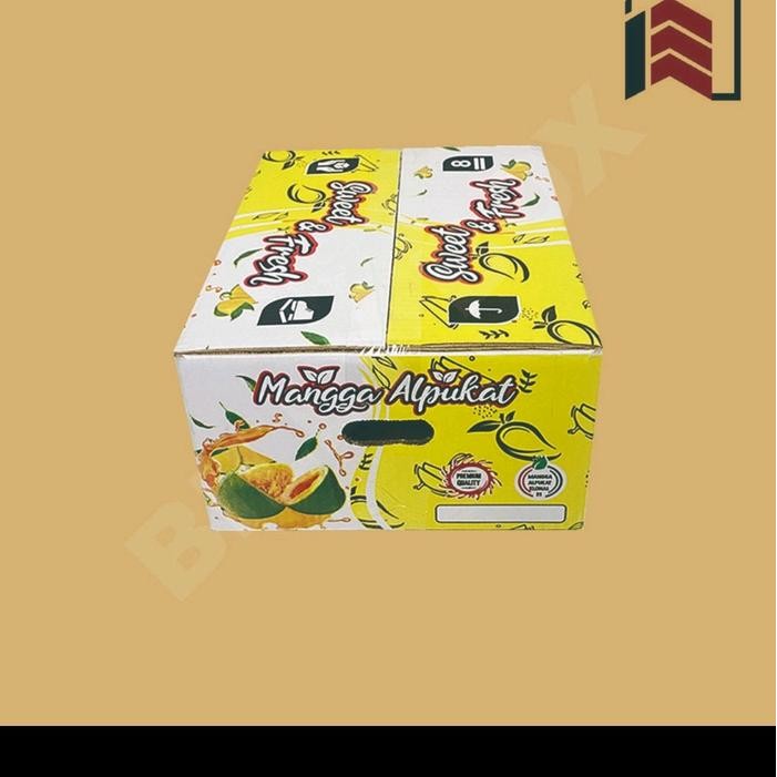Kardus Box Mangga 5kg+sekat 342615 cm / Kardus mangga alpukat