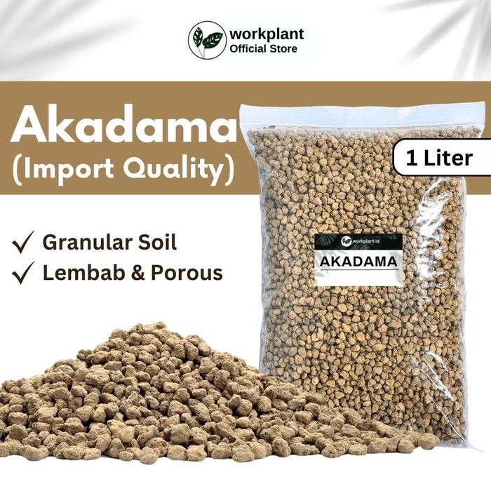 RJ Akadama Soil - Media Tanam Tanaman Hias Kaktus Sukulen High Quality